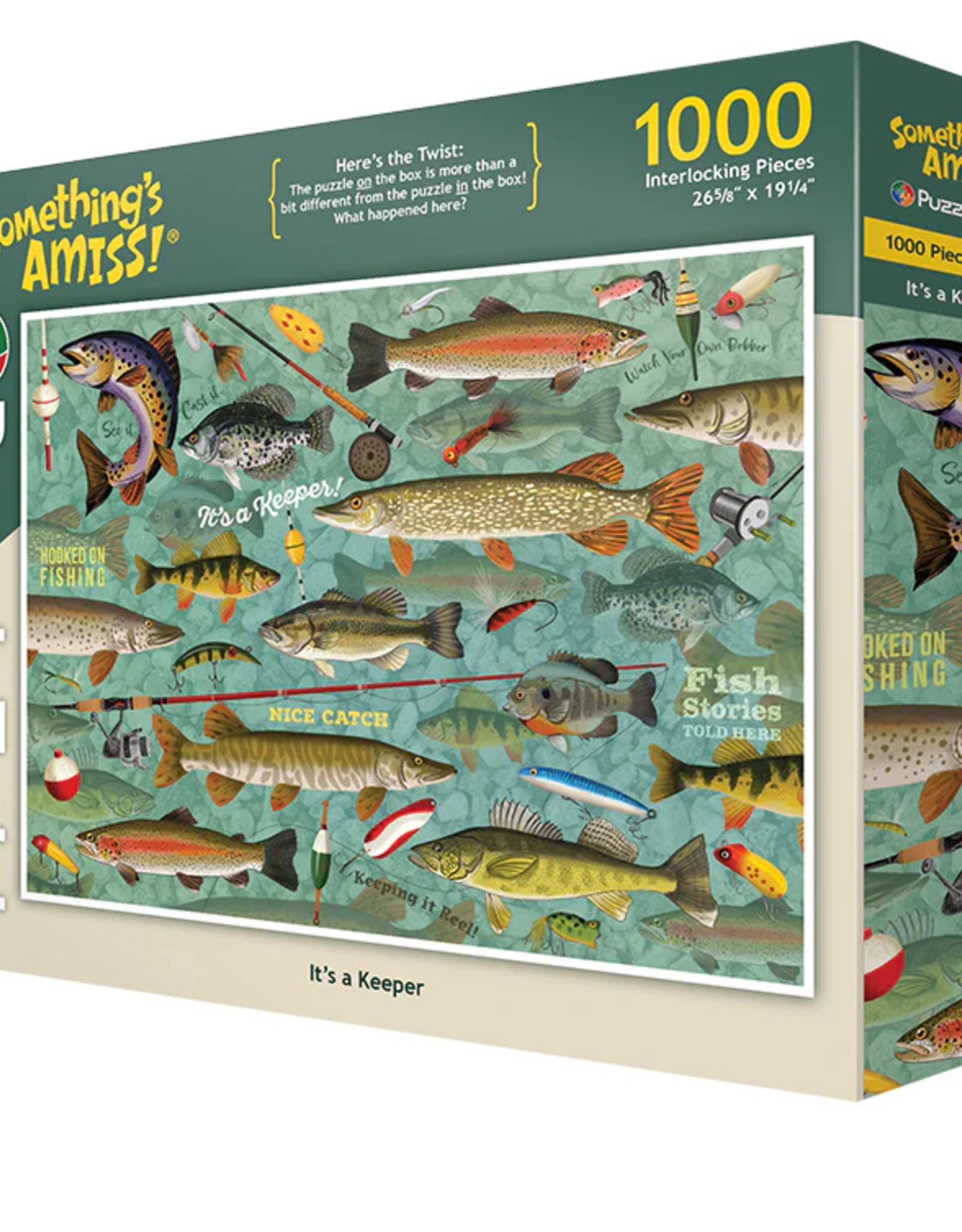 Something's Amiss It's A Keeper 1,000 Piece Puzzle Twist