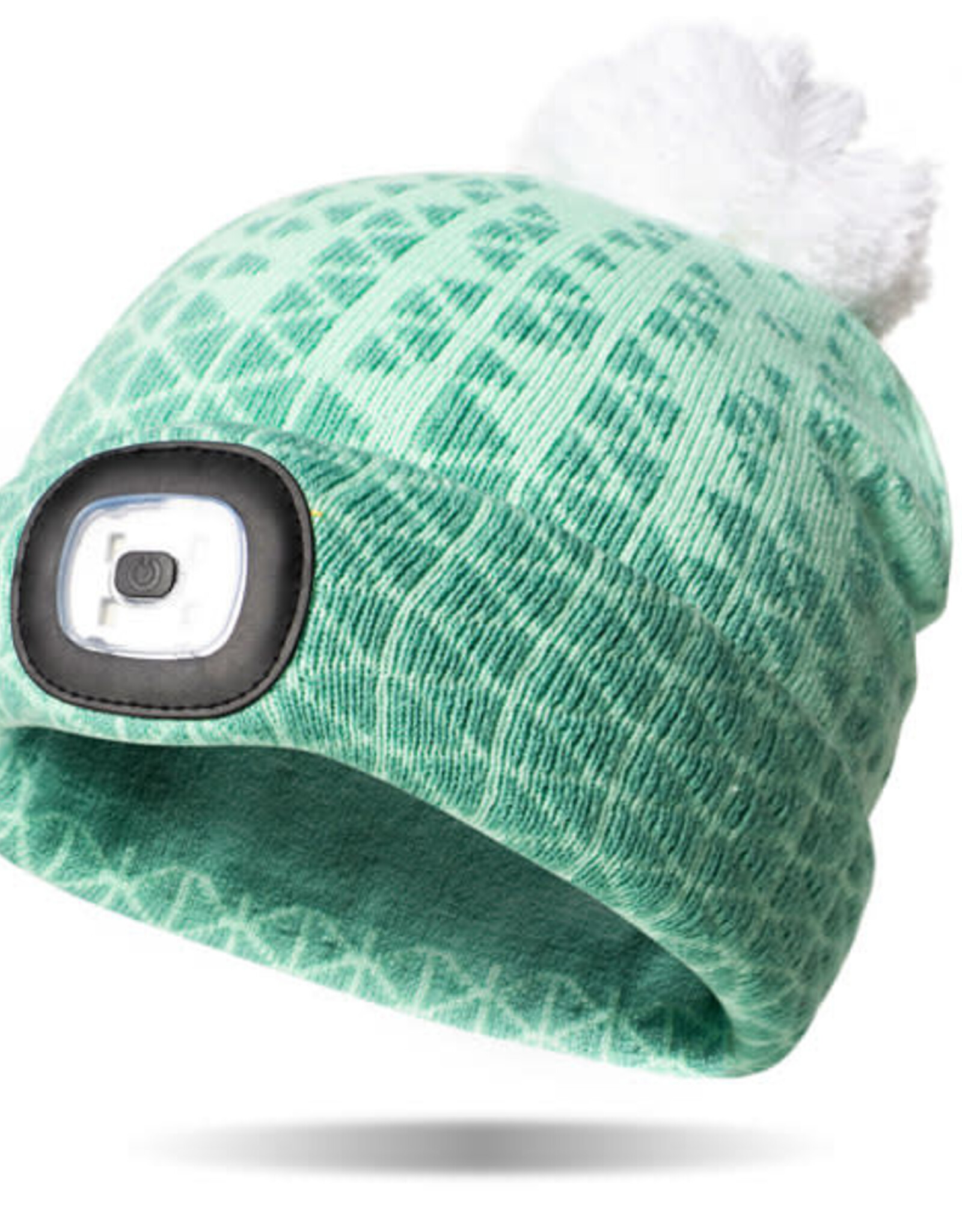 Night Scope Night Scope Kids Brightside Rechargeable LED Beanie - Peppermint