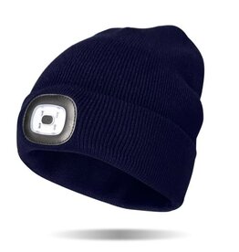 Night Scope Night Scope Brightside Rechargeable LED Beanie - Navy