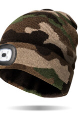 Night Scope Night Scope Explorers Rechargeable LED Beanie - Woodland