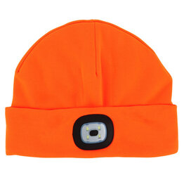 Night Scope Night Scope Brightside Rechargeable LED Beanie - Orange
