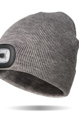 Night Scope Night Scope Brightside Rechargeable LED Beanie - Grey
