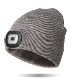 Night Scope Night Scope Brightside Rechargeable LED Beanie - Grey