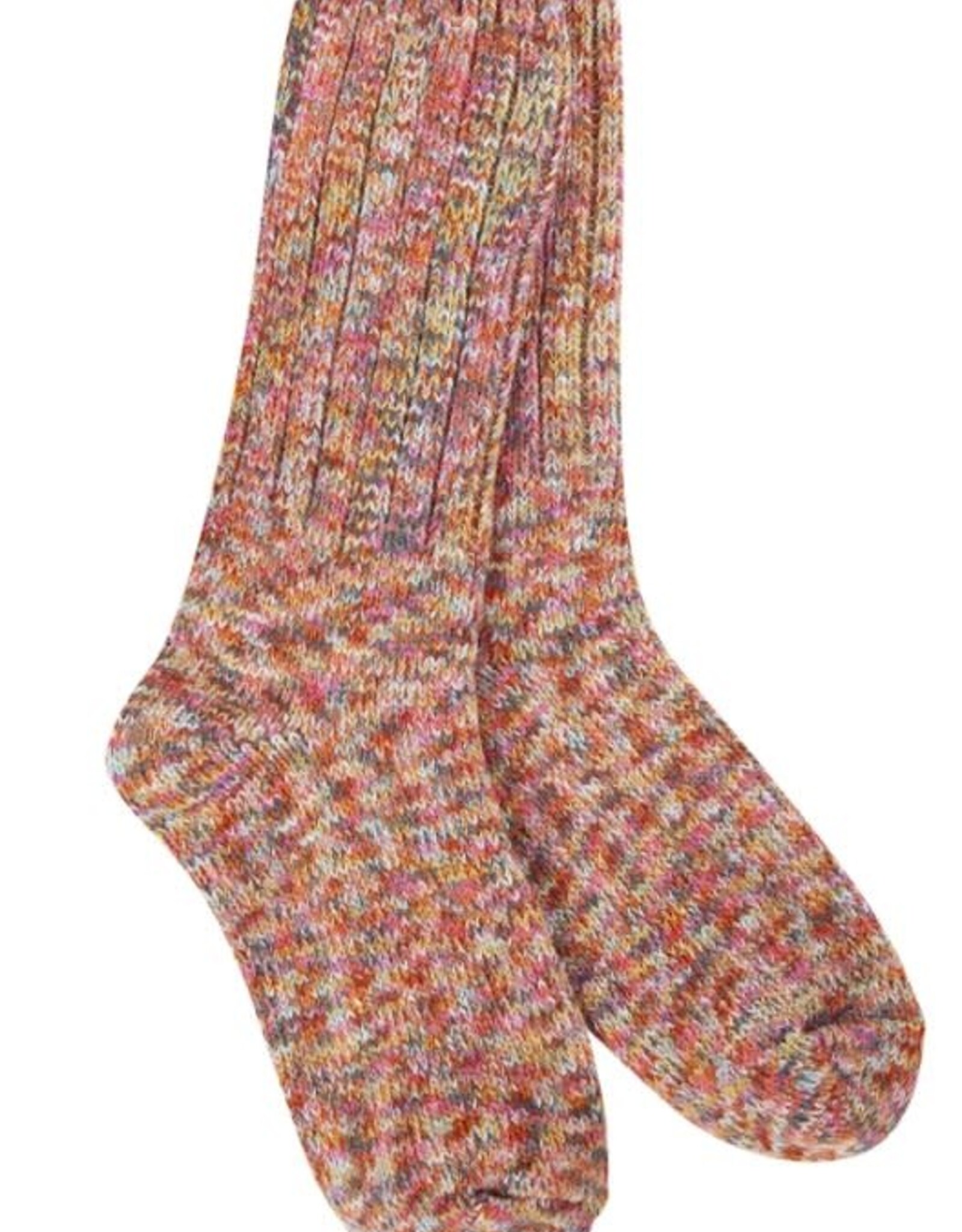 World's Softest Socks Weekend Ragg Crew Sock - Floral