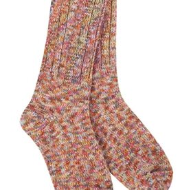 World's Softest Socks Weekend Ragg Crew Sock - Floral
