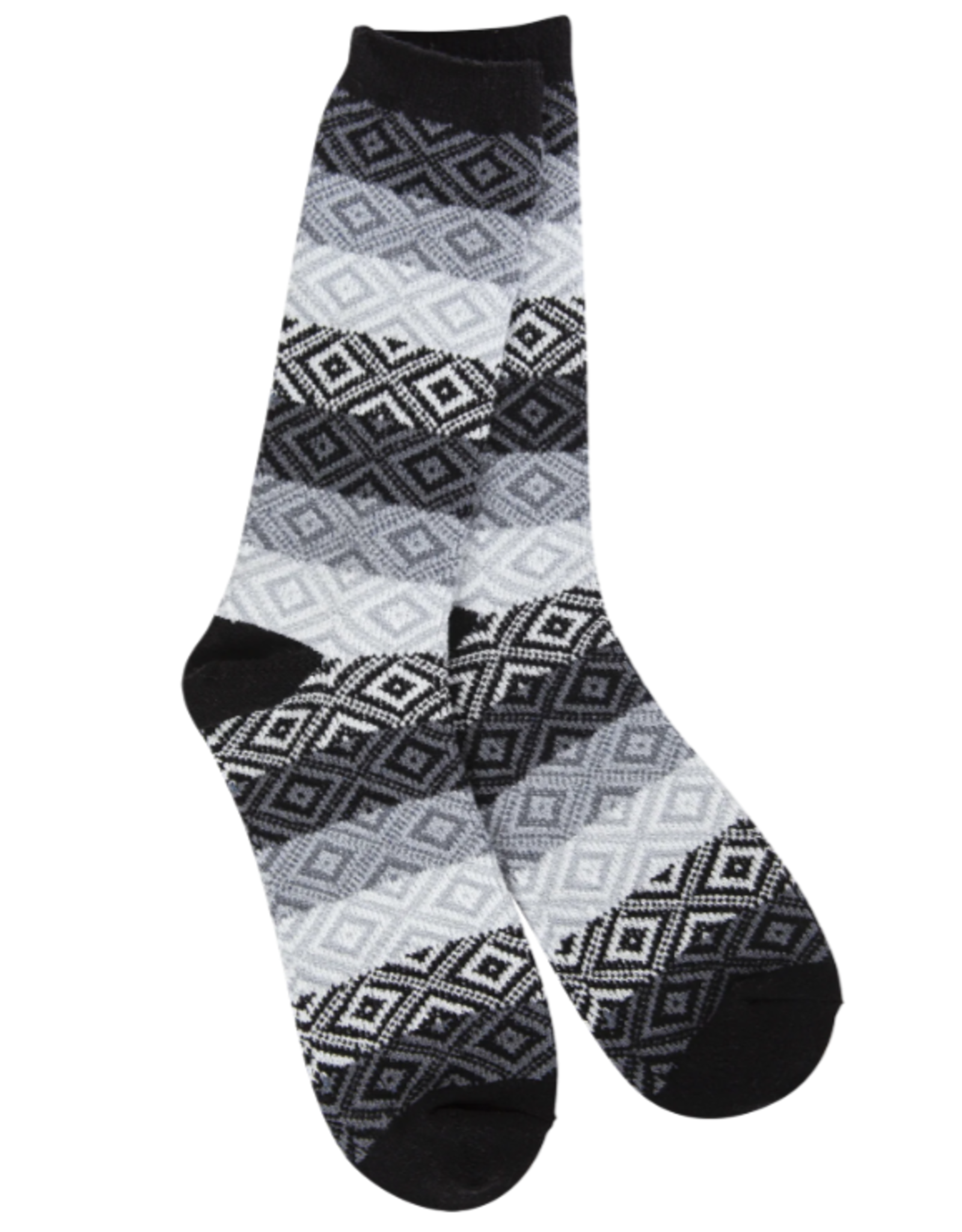 World's Softest Socks Weekend Gem Crew Sock - Black Multi