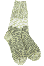 World's Softest Socks Weekend Gallery Textured Crew Sock - Envy  Multi