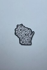 Wild North Co Wisconsin Floral Clear Sticker