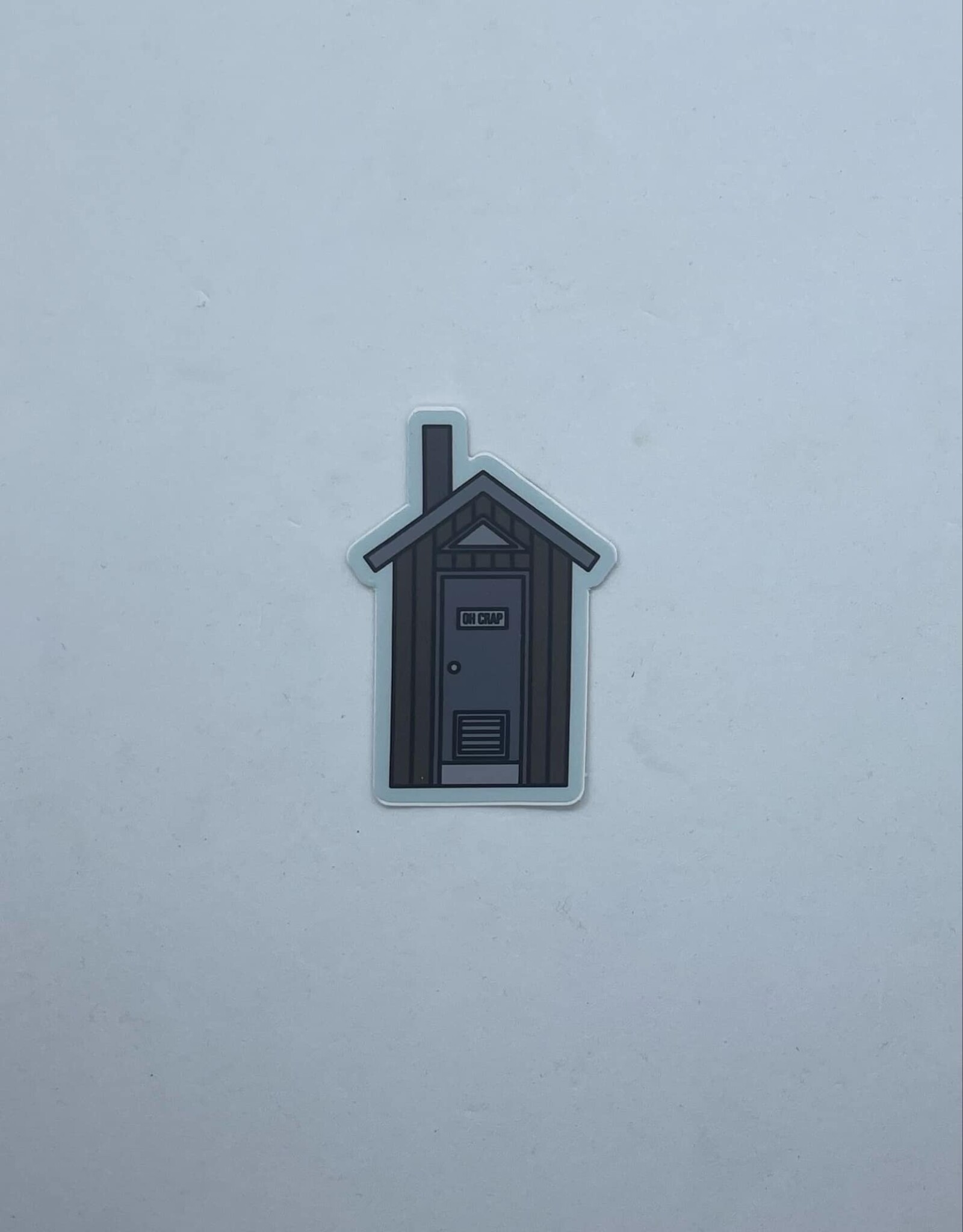 Wild North Co Oh Crap Vault Toilet Sticker