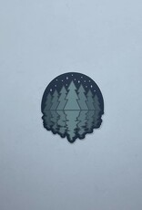Wild North Co Lake Trees Reflection Sticker