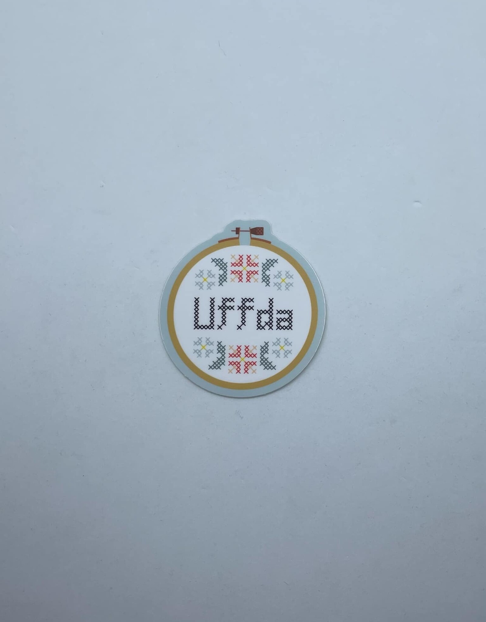 Wild North Co Uffda Embroidery Sticker