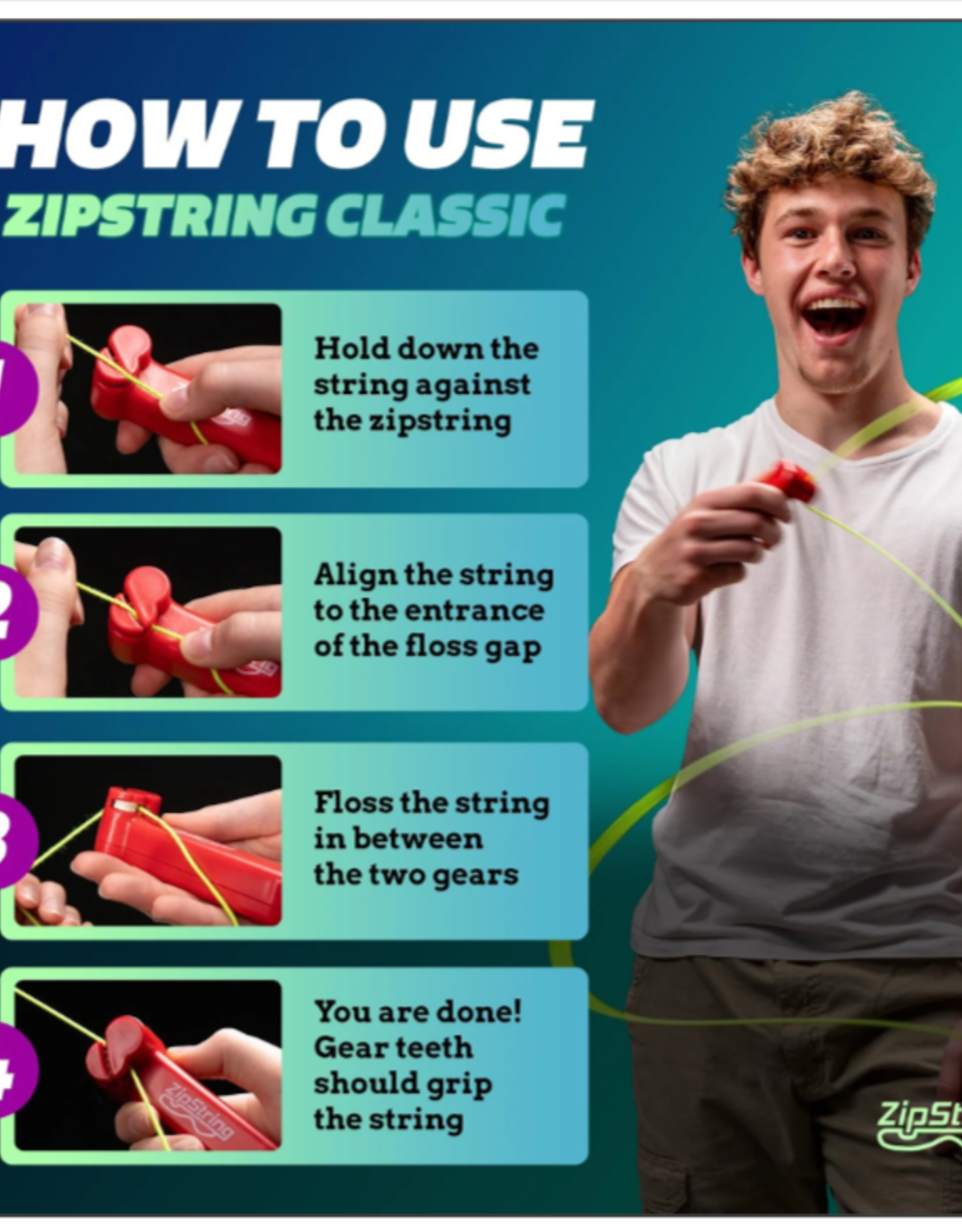 ZipString The Original ZipString - Red