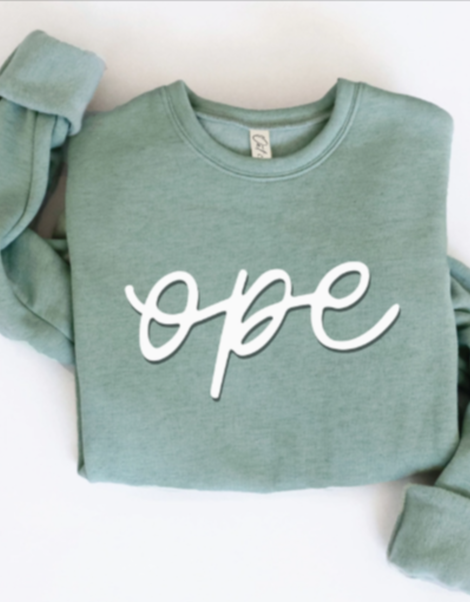 Oat Collective Ope Puff Crew Sweatshirt