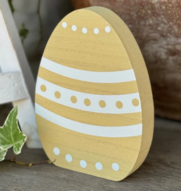 Collins Painting & Design Large Yellow Pattern Dot Egg