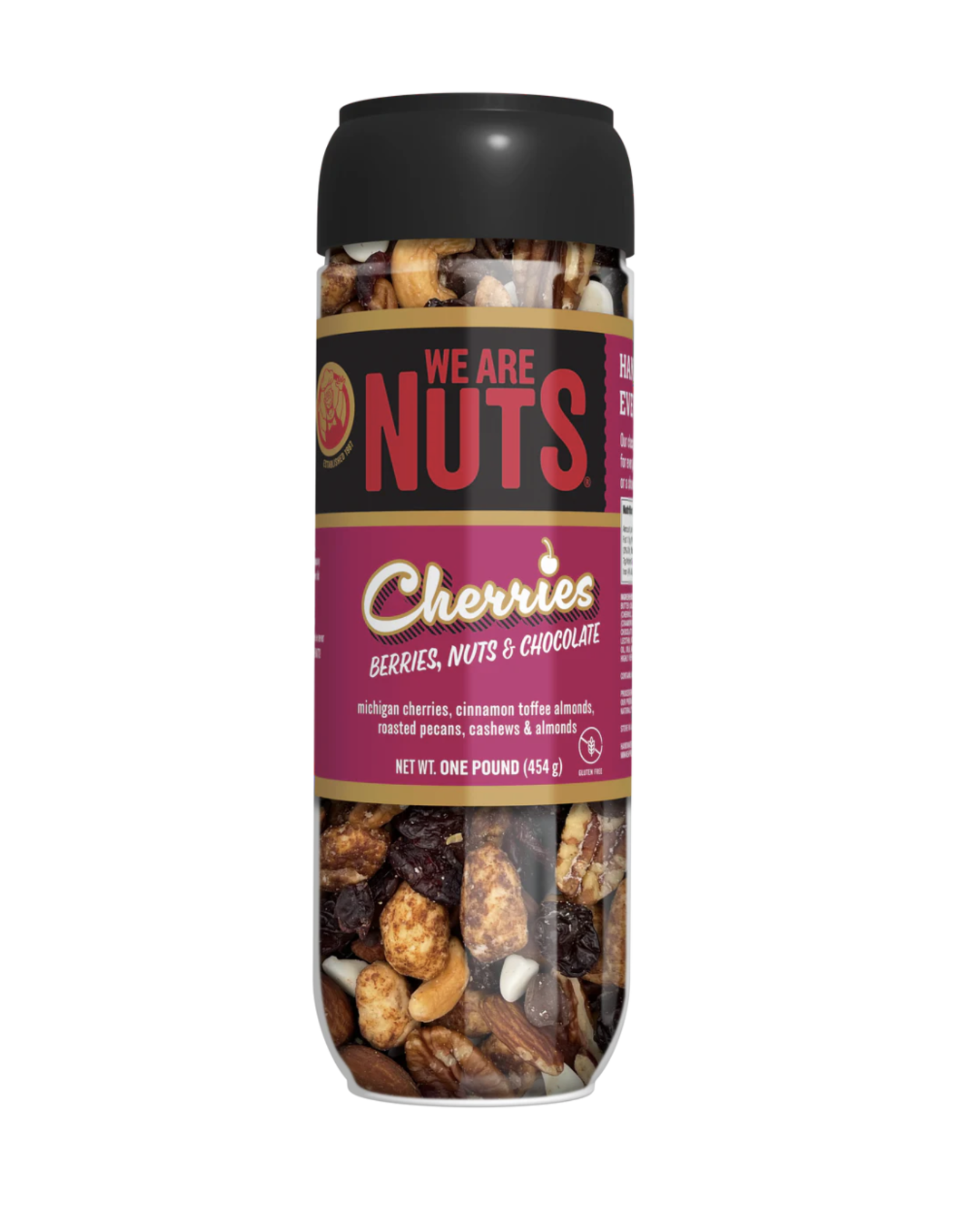 We Are Nuts Tall 16oz  Cherries, Berries, Nuts & Chocolate Mix