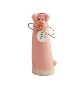 Mudpie Pig Stem Vase