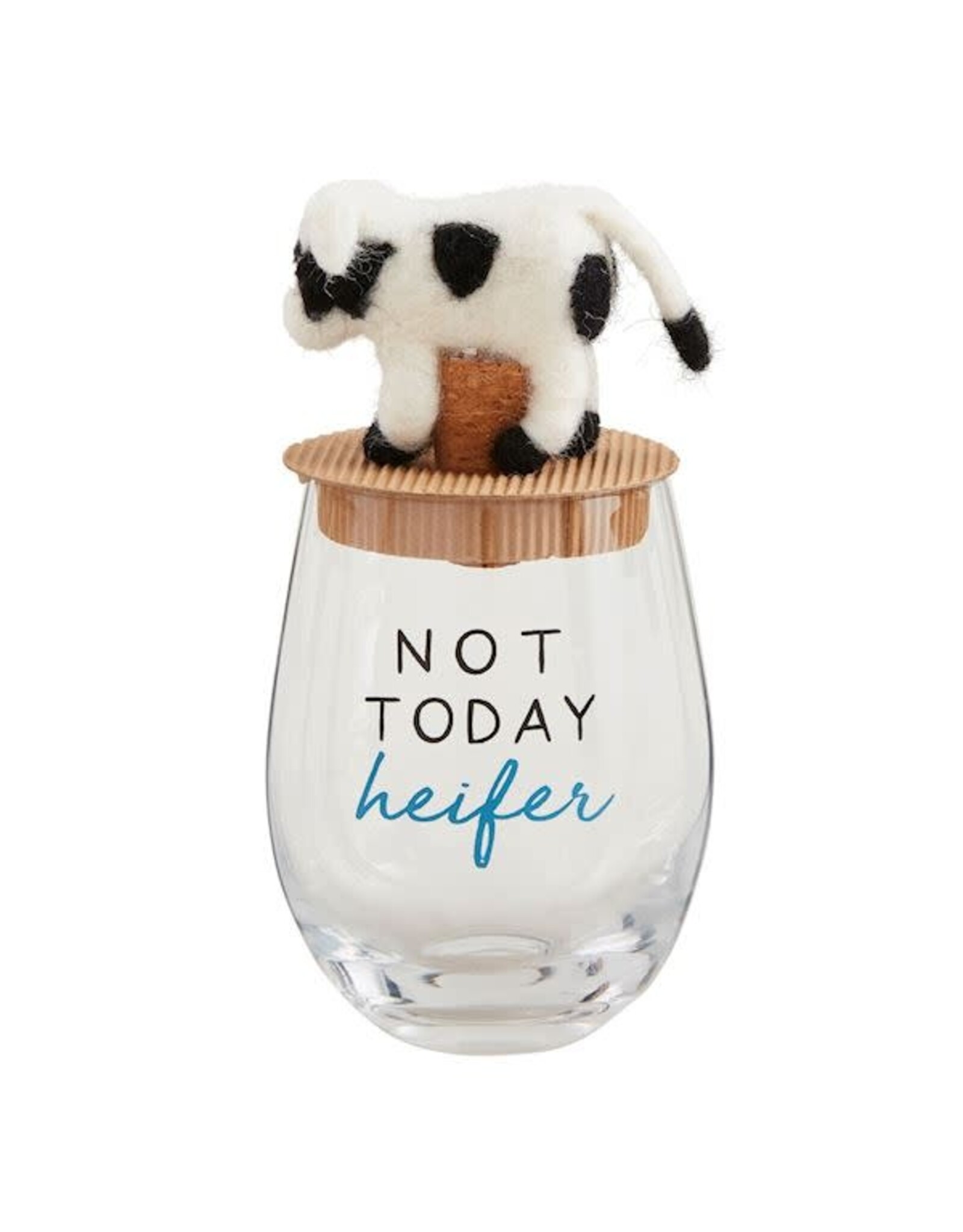 Mudpie Farm Glass & Stopper Set - Not Today