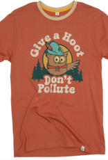 Landmark Give A Hoot Ringer Short Sleeve Tee