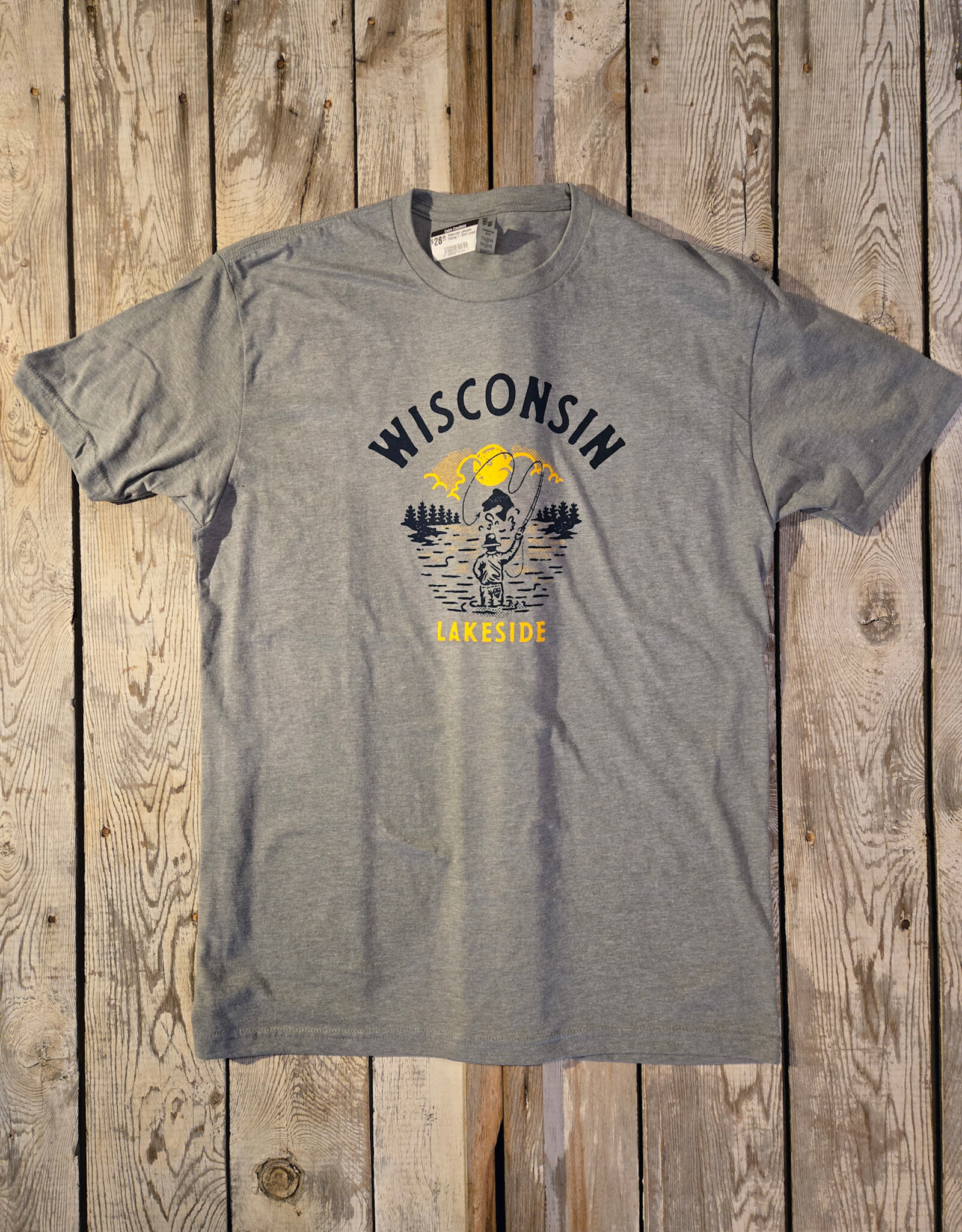 Lakeside Clothing Wisconsin Lakeside Fishing T-Shirt