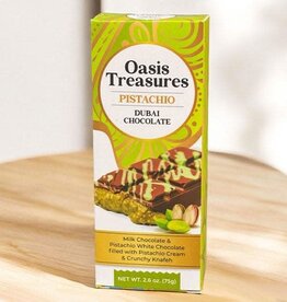 Oasis Treasures Dubai Chocolate Bar - Pistachio