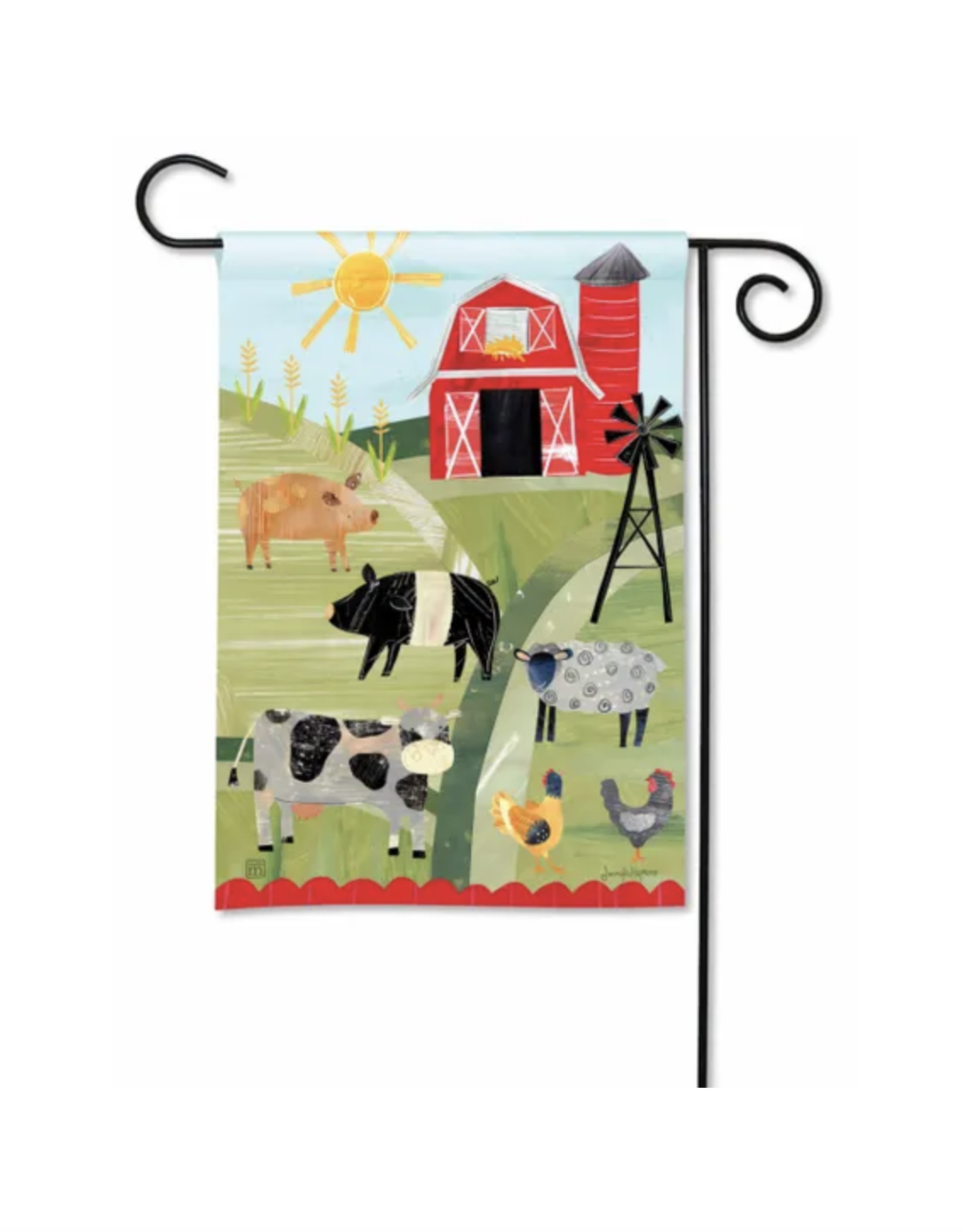 Studio M Farm Sweet Farm Garden Flag