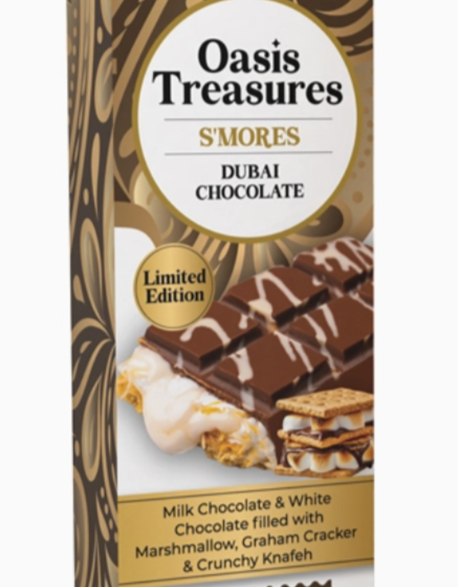 Oasis Treasures Dubai Chocolate Bar - S'mores