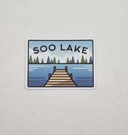 Sticker Northwest Lake Scene Sticker - Soo Lake