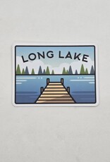 Sticker Northwest Lake Scene Sticker - Long Lake