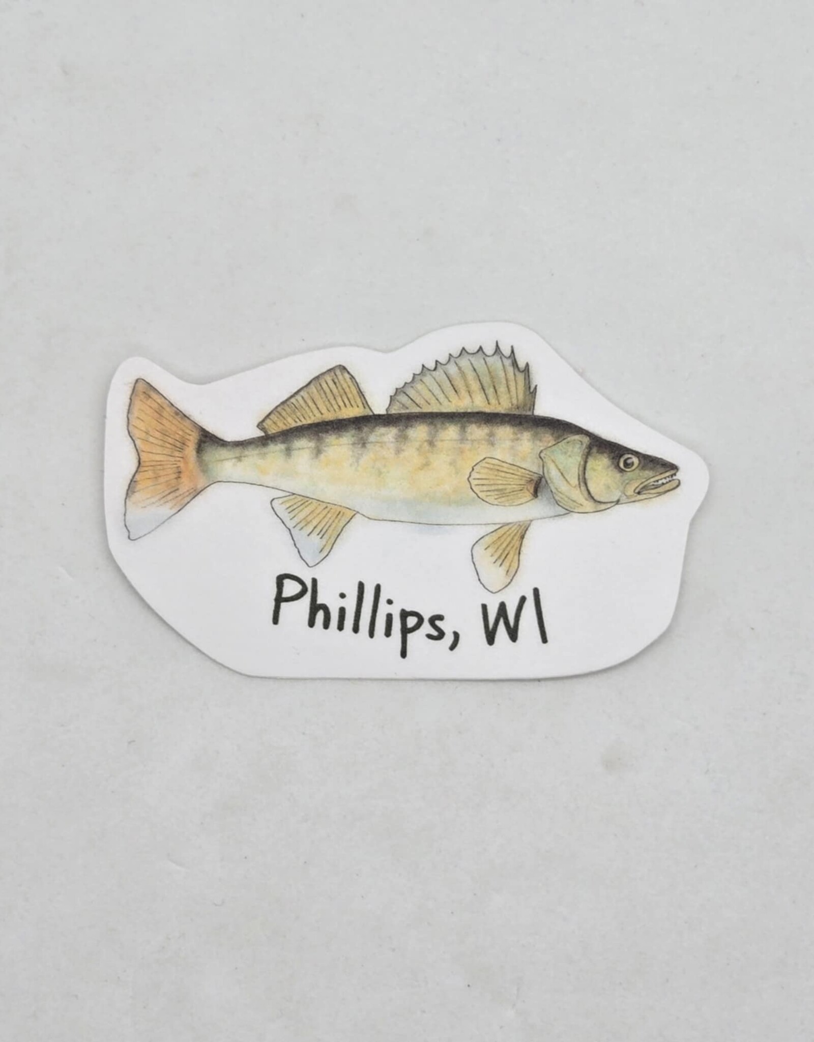 Nice Enough Walleye Phillips, WI Sticker
