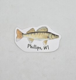 Nice Enough Walleye Phillips, WI Sticker
