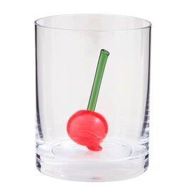 Mudpie SALE Old Fashioned Cherry Glass