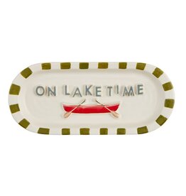 Mudpie SALE Lake Tray - On Lake Time