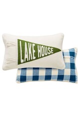 Mudpie Lake House Pennant Pillow