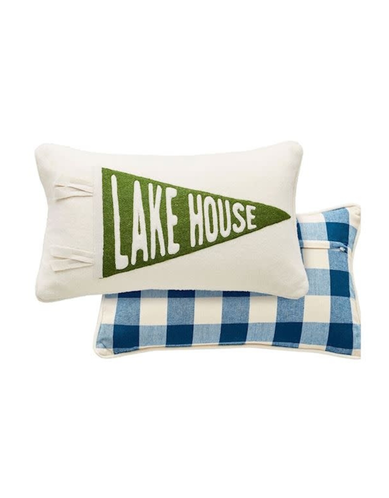 Mudpie Lake House Pennant Pillow