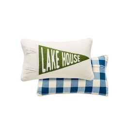 Mudpie Lake House Pennant Pillow