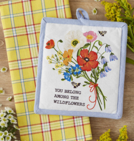 Design Imports Wildflower Bouquet Potholder Gift Set