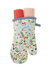 Design Imports Spring Garden Oven Mitt Gift Set