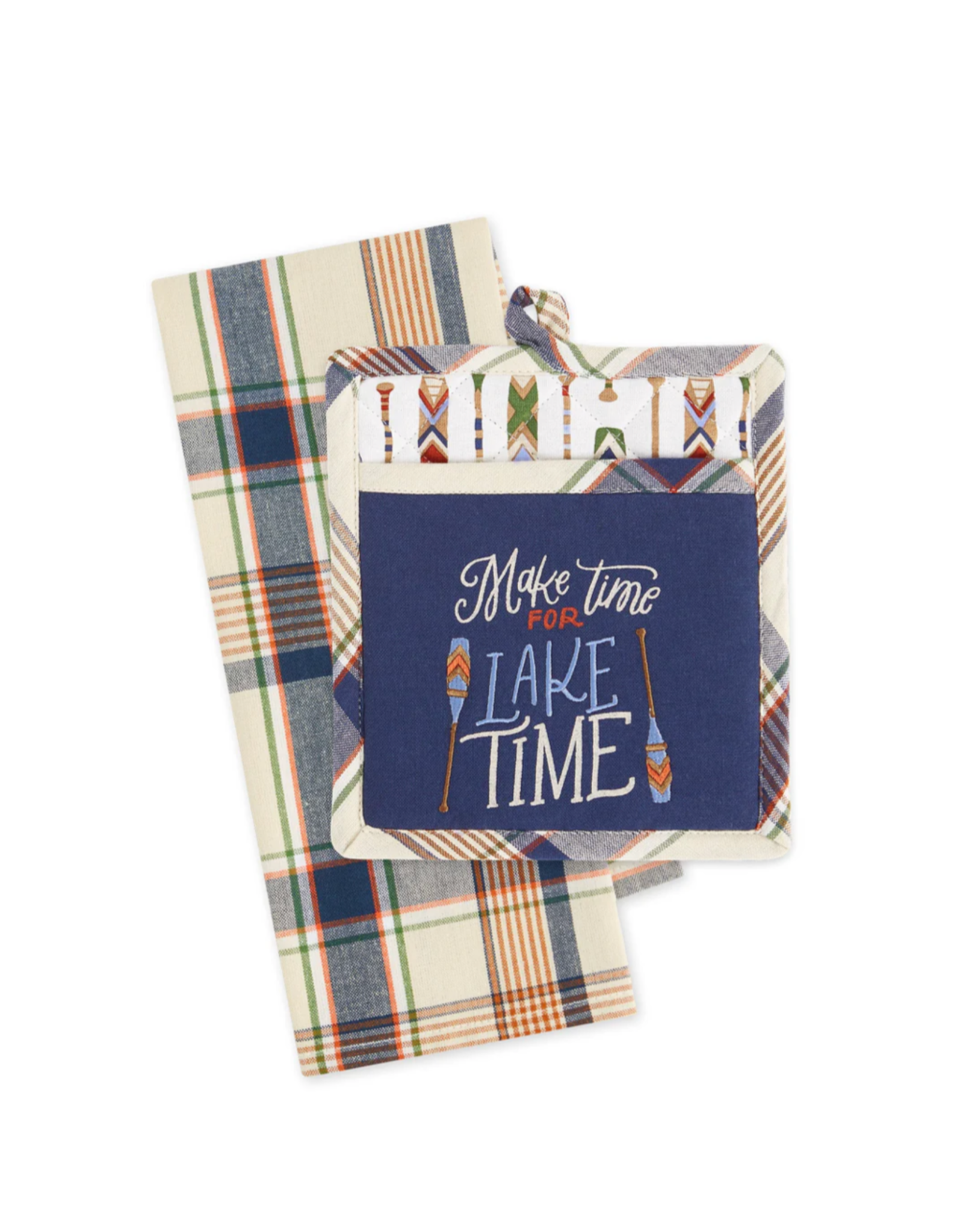 Design Imports Lake Time Potholder Gift Set