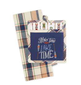 Design Imports Lake Time Potholder Gift Set