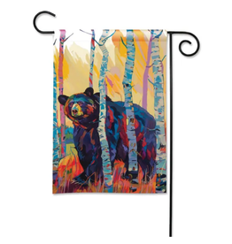 Studio M Vibrant Bear Garden Flag