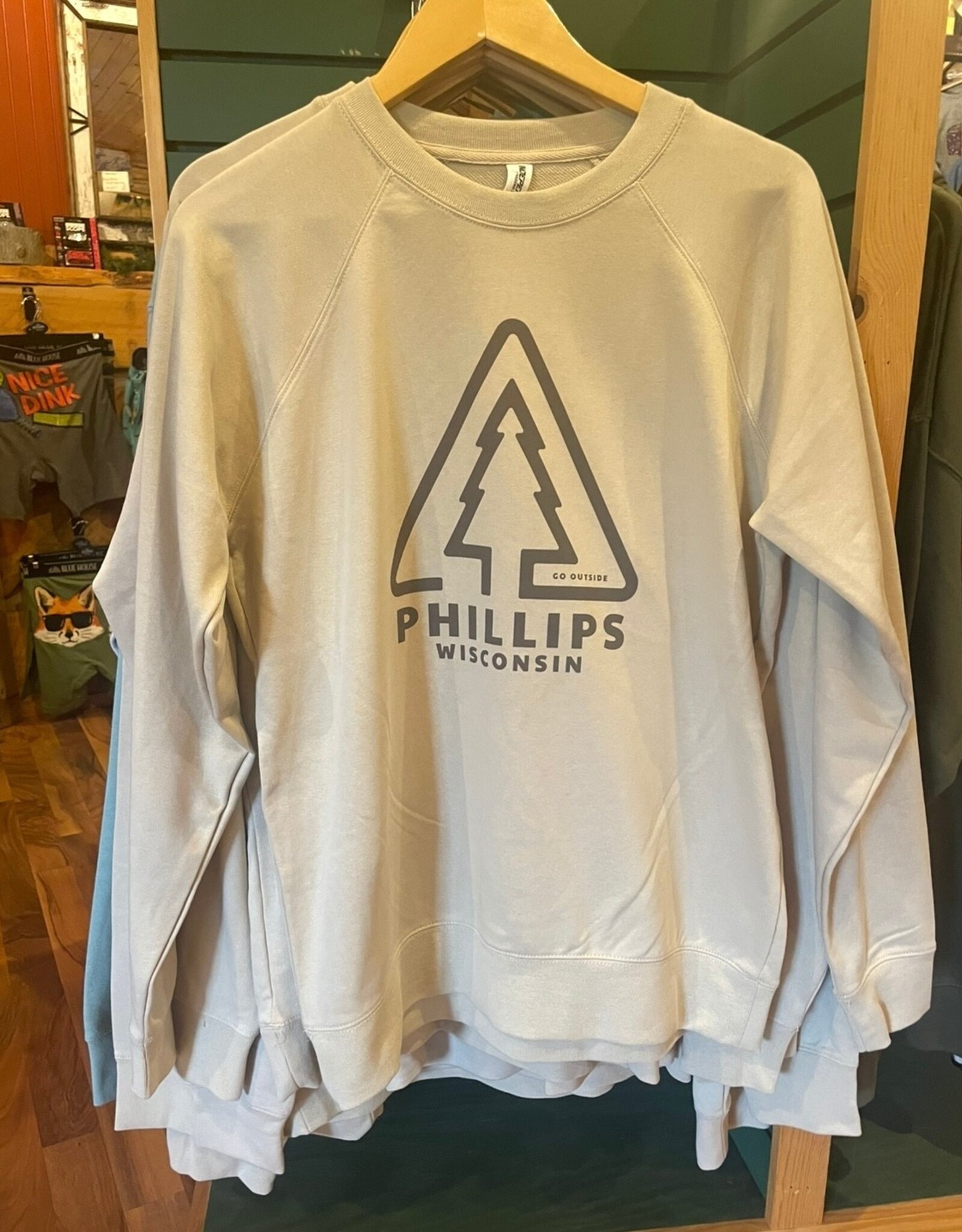 Directional Apparel Triangle Tree Phillips, WI Crew Sweatshirt