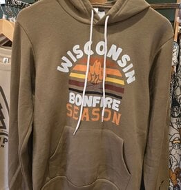 Wisconsin Up SALE Bonfire Season Hoodie