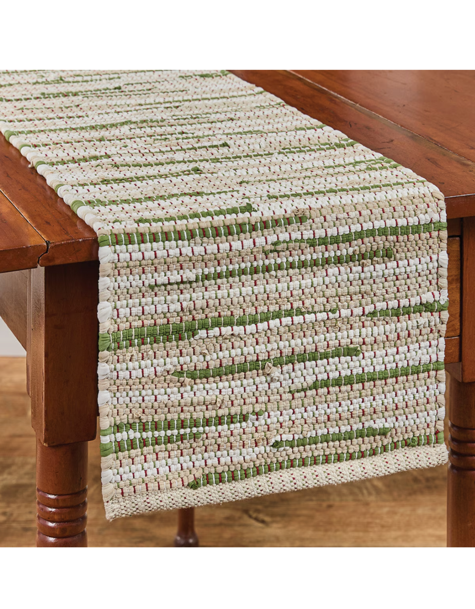 Park Designs 36" Table Runner - Christmas Barn Chindi