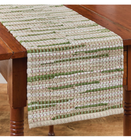 Park Designs 54" Table Runner - Christmas Barn Chindi