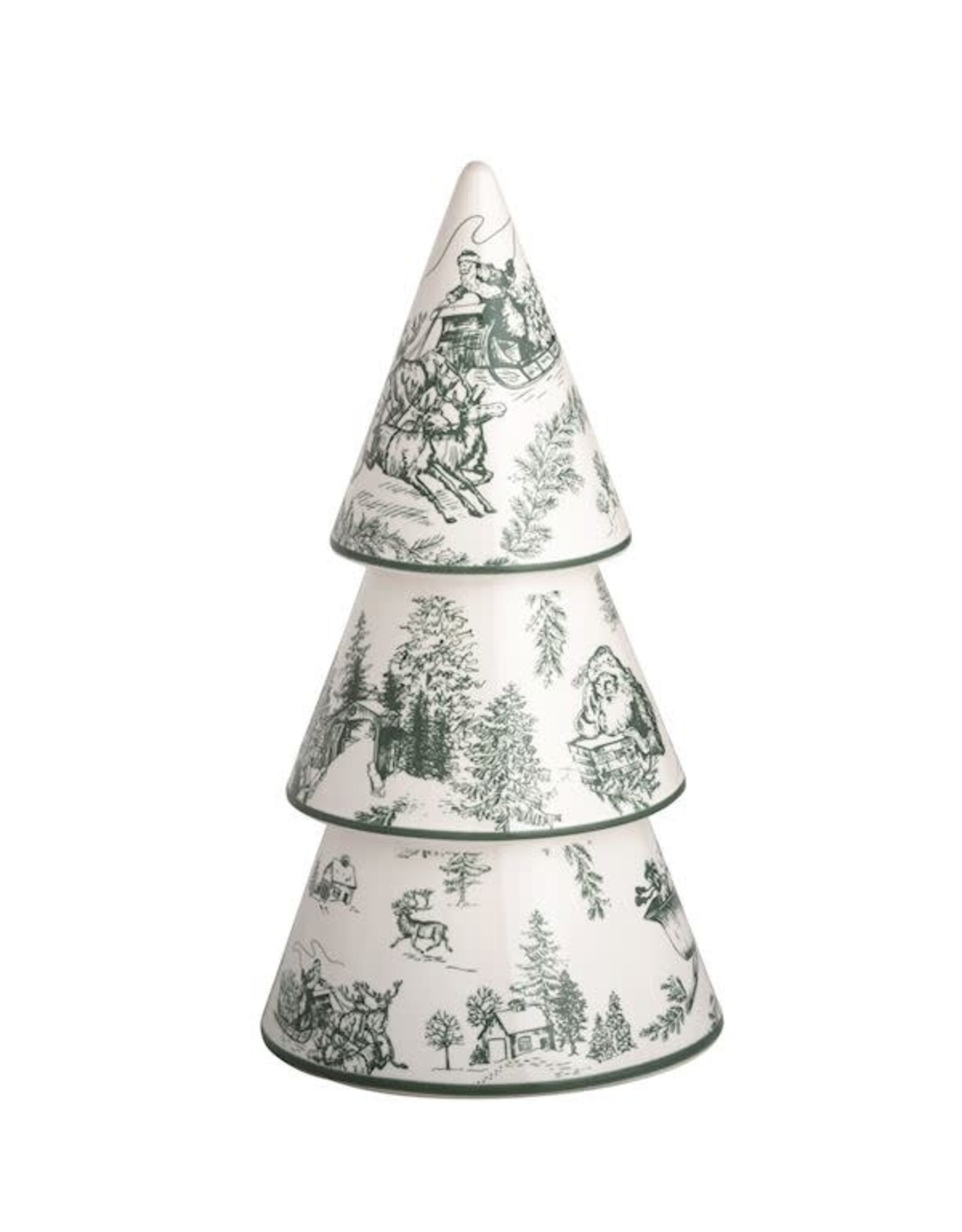 Mudpie Medium Green Toile Tree