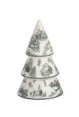 Mudpie Small Green Toile Tree