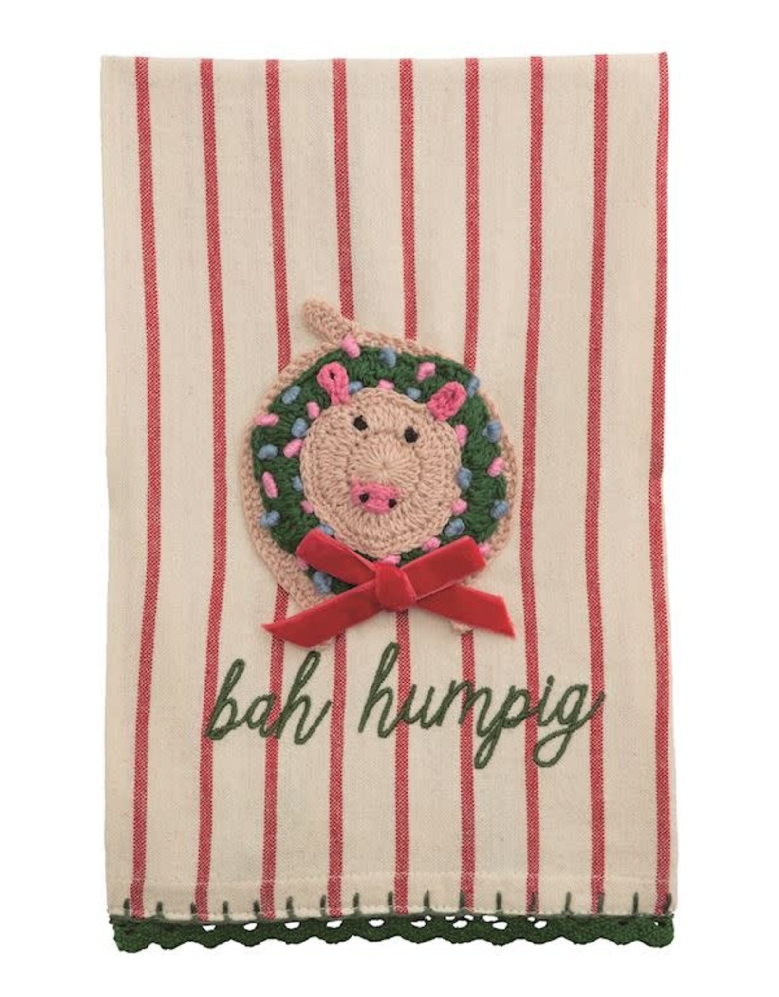 Mudpie Farm Xmas Pig Towel