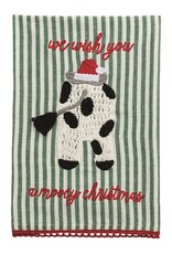 Mudpie Farm Xmas Cow Towel