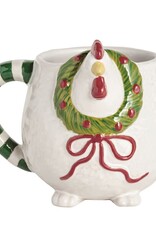 Mudpie Farm Xmas Chicken Mug