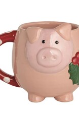 Mudpie Farm Xmas Pig Mug